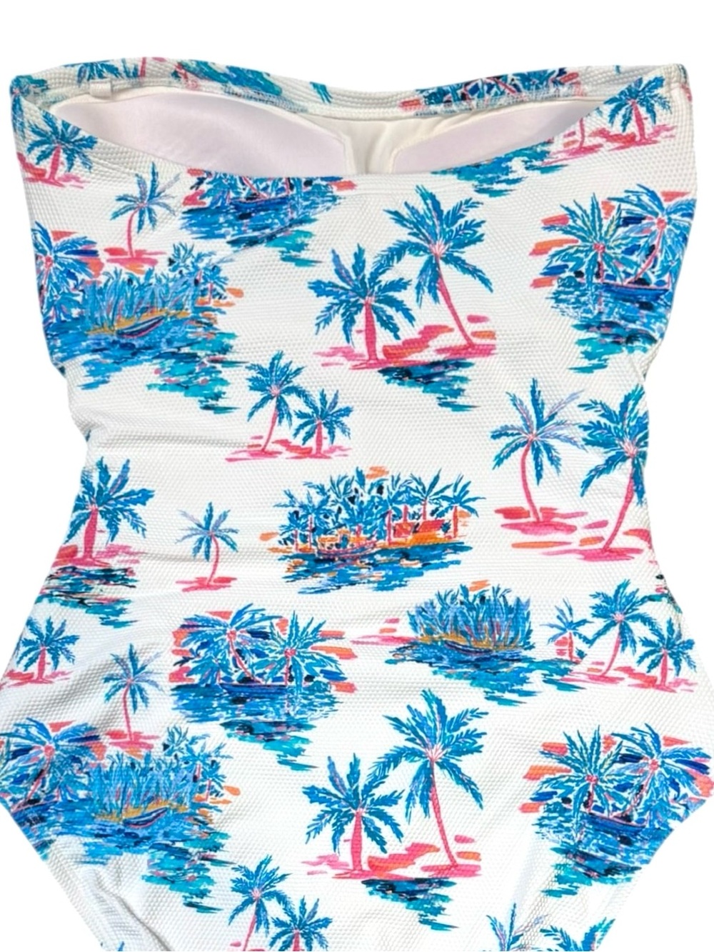 Tommy Bahama Island Cays Oasis Bandeau One Piece - Picture 9 of 13